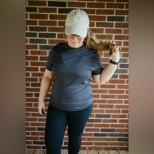 Unbound 100% Merino Wool Short sleeve charcoal grey shirt size large